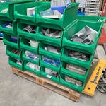 Magazijnbakken Incl. Inhoud Kruizinga, Partij, groen